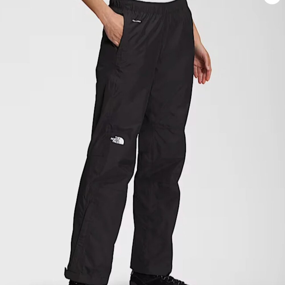 The North Face Antora Rain Pants Women's Black Straight Leg Ski SGN1516 Small - Picture 2 of 11